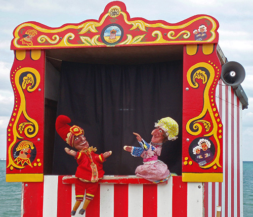 Obras de teatro con nuestros hijos - Pupitre de marionetas