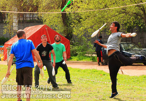 Partido de Volley-maza EUCIMA 2014