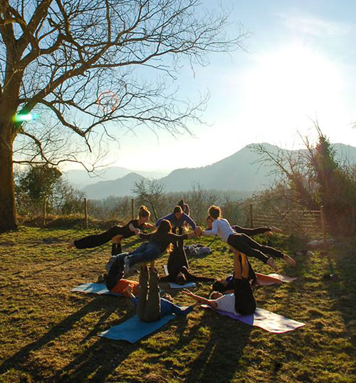 Acroyoga - Clase de Aerial Yoga