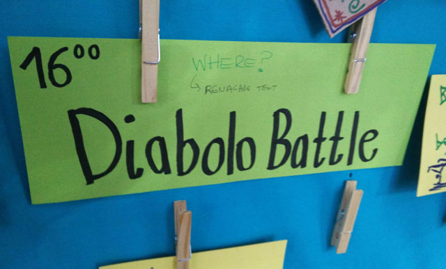 Batalla de diábolo, lugar del encuentro