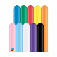 Globos Qualatex 260Q - Surtido Classic (100 un.)