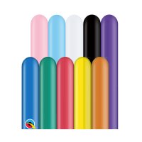 Globos Qualatex 260Q - Surtido Tradicional (100 un.)