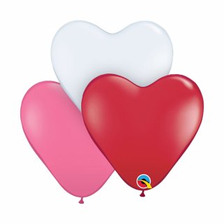 Globos Qualatex Corazón Q6 - Surtido Love (100 un.)