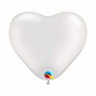 Globos Qualatex Corazón Q6 - Surtido Pearl (100 un.)