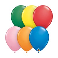 Globos Qualatex Redondos Q11 - Colores únicos 25 un.