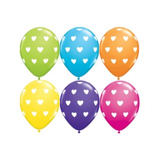 Globos Qualatex Redondos Q11 - Corazones 50U