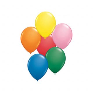 Globos Qualatex Redondos Q11 - Surtido Estándar (100 un.)