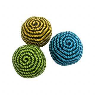 BravoBalls - Pelotas crochet hacky sack 80g (3 u.)