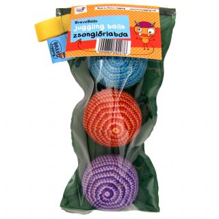 BravoBalls - Pelotas crochet hacky sack 80g (3 u.)