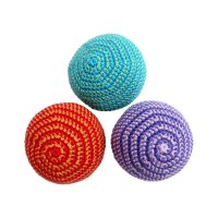 BravoBalls - Pelotas crochet hacky sack 80g (3 u.)