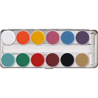 Paleta Supracolor Kryolan 12 colores