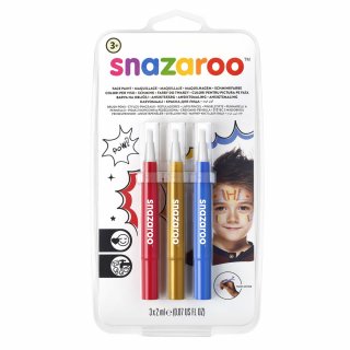 Rotuladores de maquillaje Snazaroo Aventura