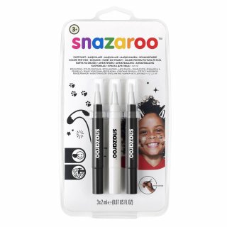 Rotuladores de maquillaje Snazaroo Monocromo